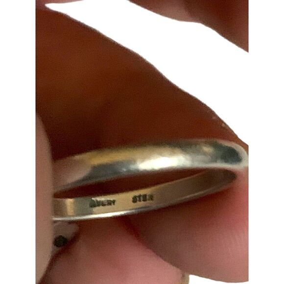 James Avery RARE Retired Stacked 2000 Dangle Ring - Picture 2 of 2